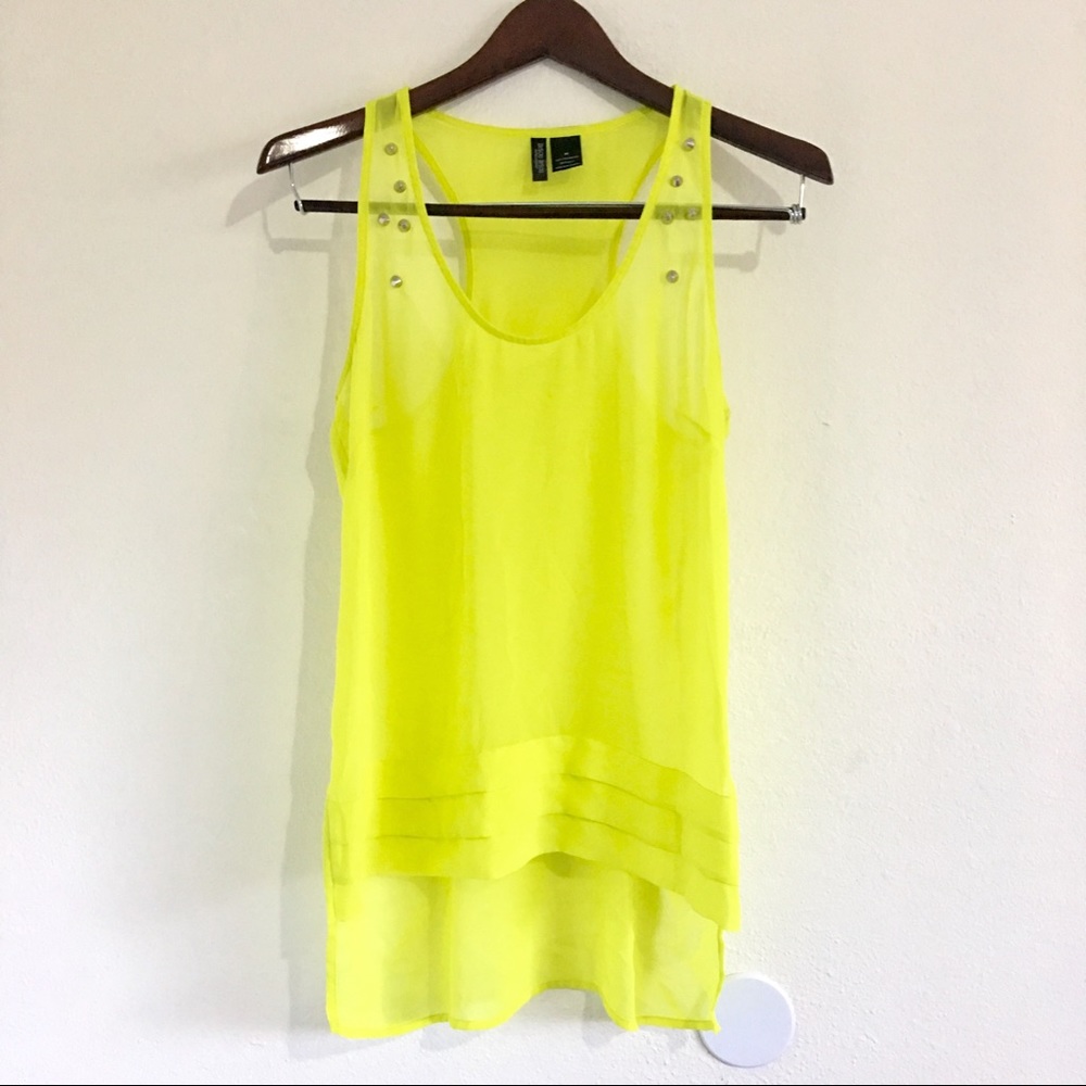 Loose Neon Top (high-low design)